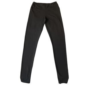 Felina Women Activewear Pants Size S/CH Black Yoga Legging 28" Inseam Mid Rise